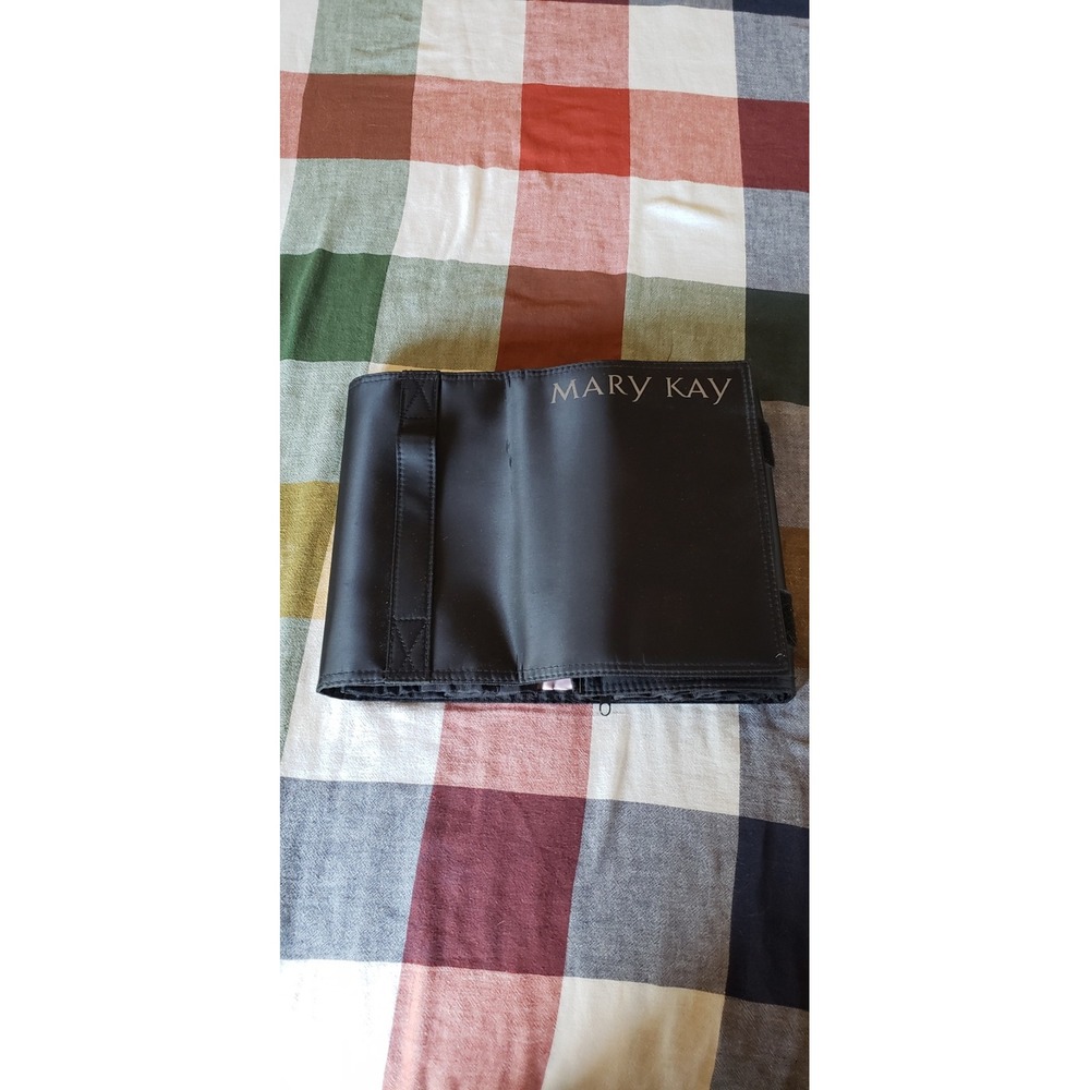 Mary Kay Travel Roll Up Bag Black Pink Hanging Cosmetic Makeup Organizer Case